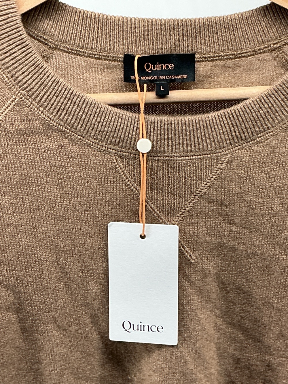Mongolian Shrunken Cashmere Sweatshirt - Picture 2 of 4